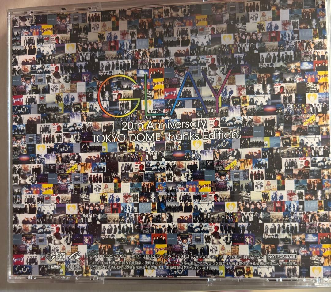 超貴重 GLAY 非売品CD TOKYO DOME Thanks Edition