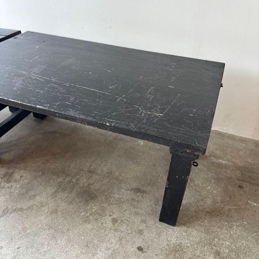 専用です　古い習字教室の机二台セット　寺子屋2 3