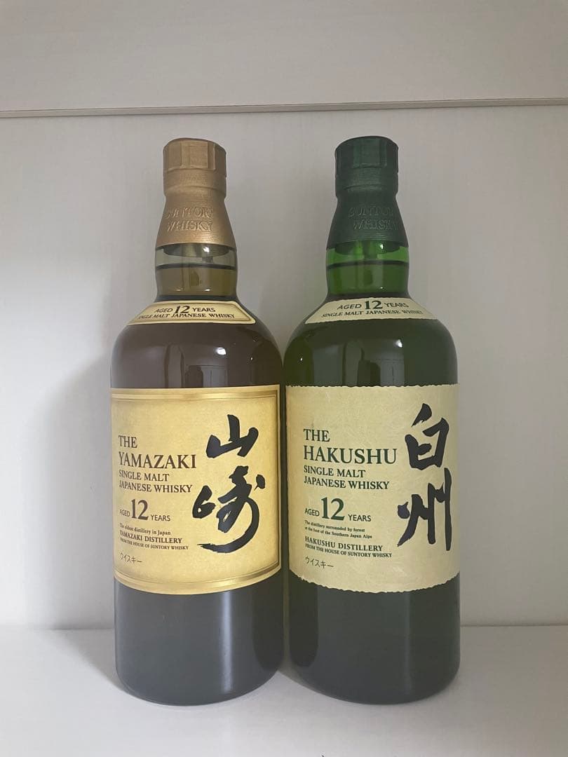 サントリー 山崎12年 白州12年 2本セット