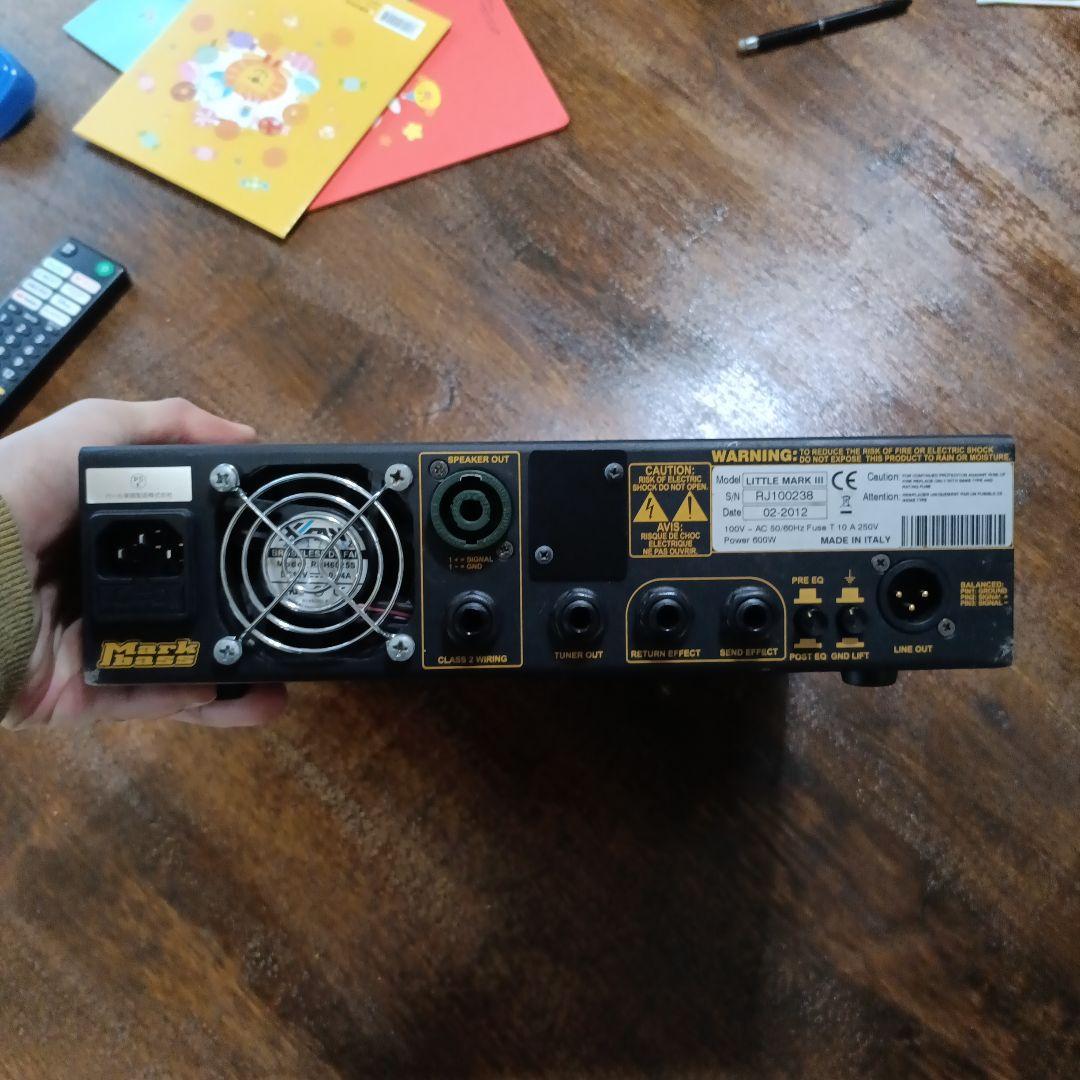 【ジャンク】専用バッグ付MarkbassLittle MarkIIIベースアンプ