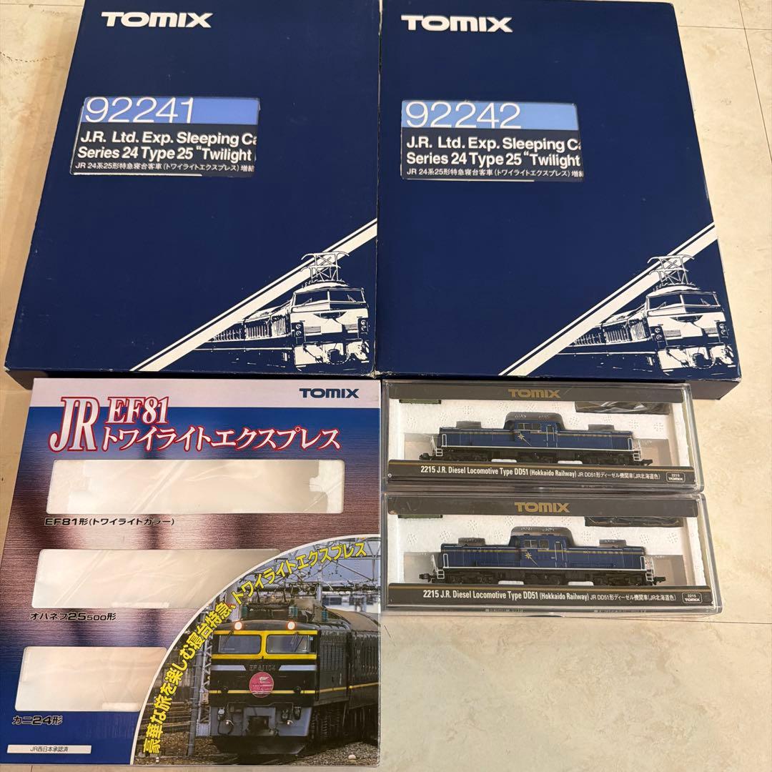 TOMIX 92240-92242トワイライトエクスプレス 11両+DD512両
