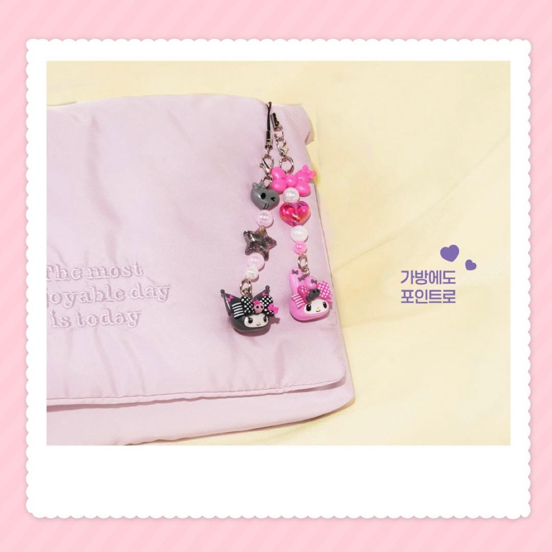 サンリオ　海外限定　メロクロ　クロミ　マイメロ　ぬいぐるみ　ストラップ