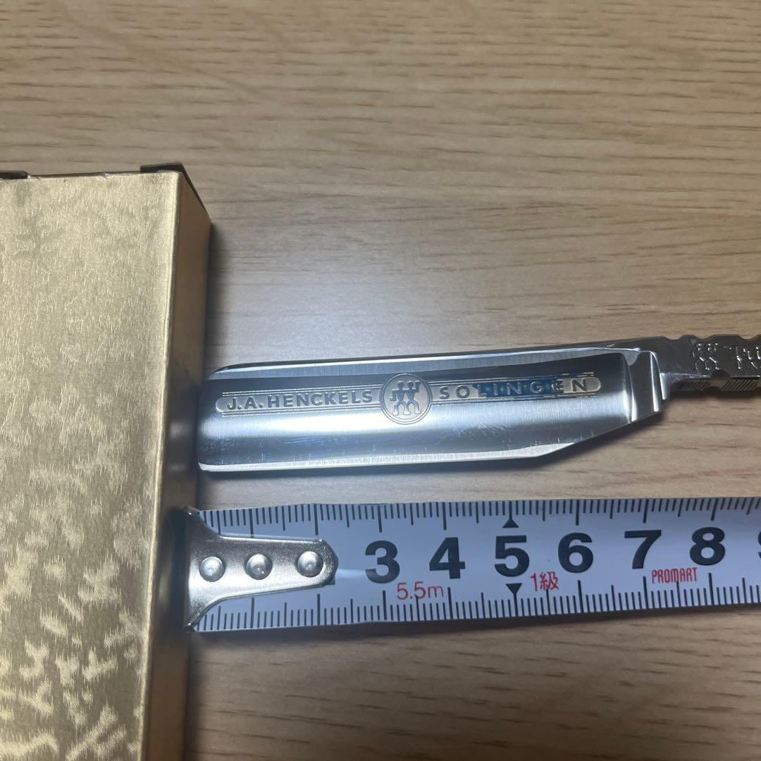 ゾーリンゲン　西洋かみそり　レザー　ヴィンテージ