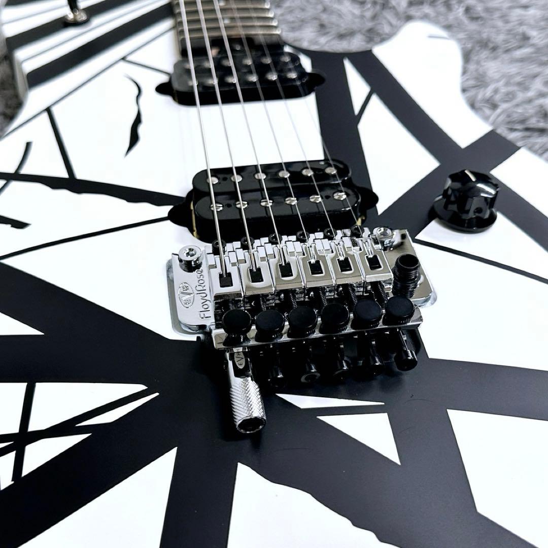 新品未使用品！EVH Wolfgang Special Striped 黒 白