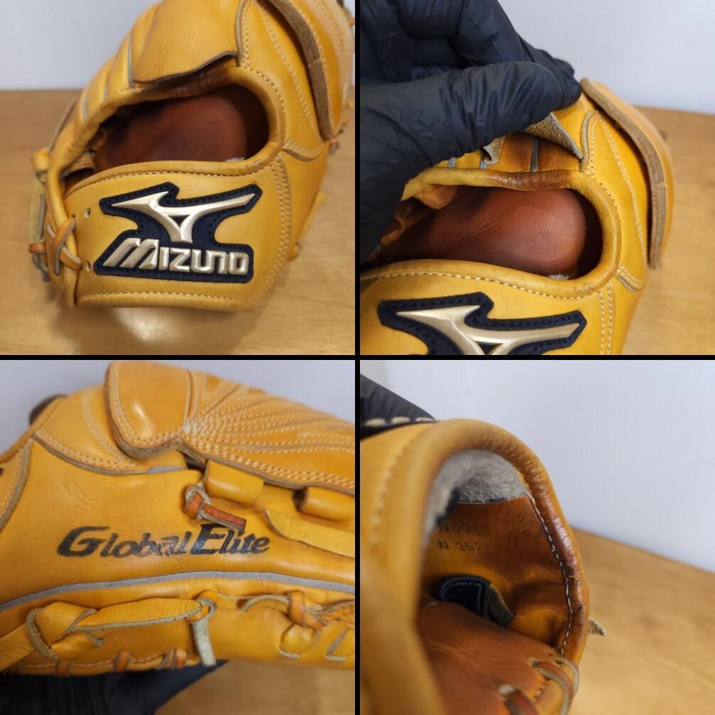 ミズノ グローバルエリート 最高傑作の一角Lシリーズ 良品 投手用 軟式グローブ
