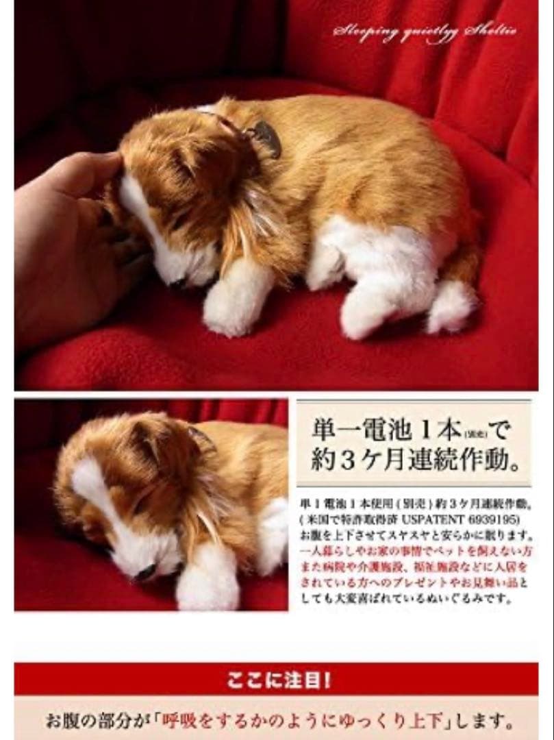 【新品】 ニニアンドキノ パーフェクトペット コリー 小型犬 リアル 動物