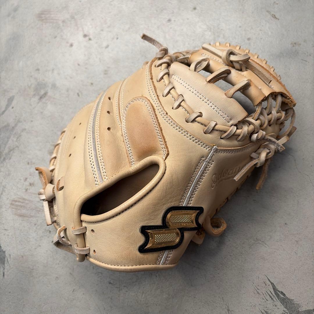 プロエッジ 少年軟式グローブ キャメル　キャッチャーミット
