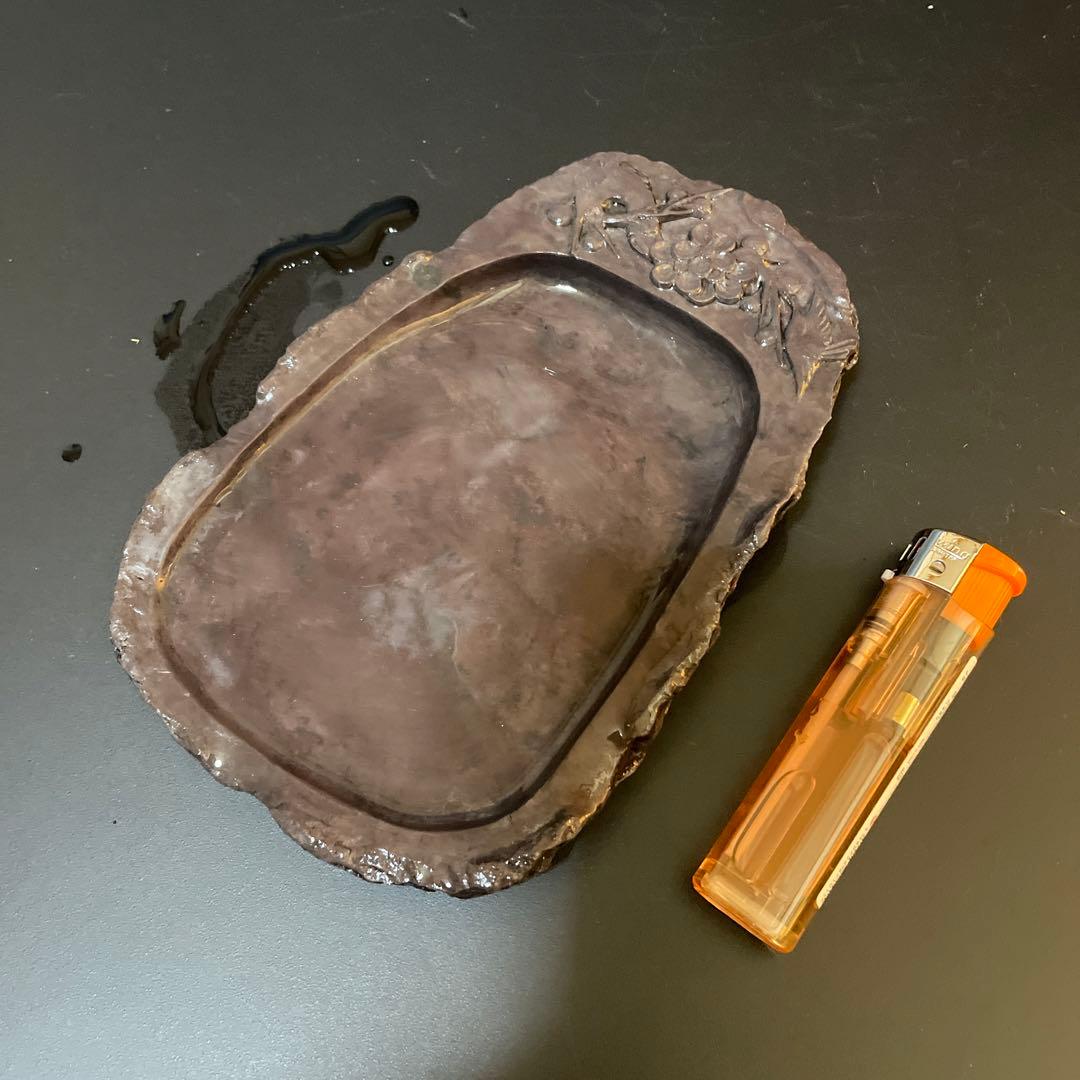 端渓硯　箱付　書道　墨　B