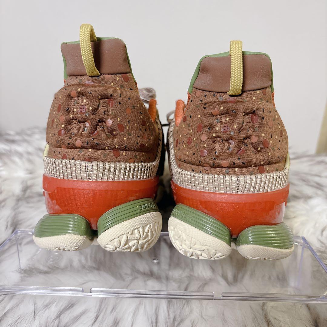 【希少】リーニン 25.5cm スピード7 プレミアム バスケットシューズ 赤茶