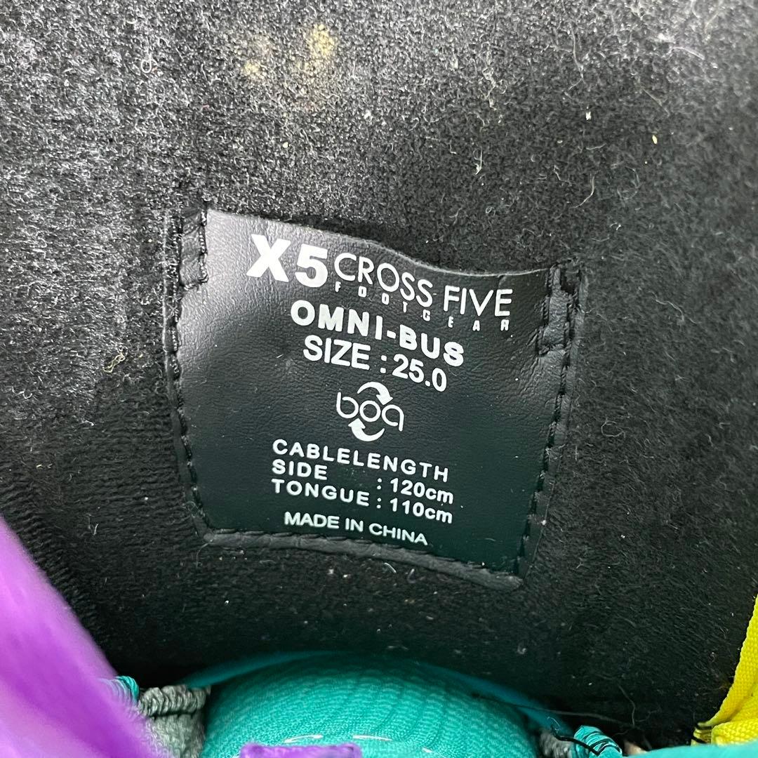 X5 CROSSFIVE OMNI-BUS ダブルボア スノボー ブーツ