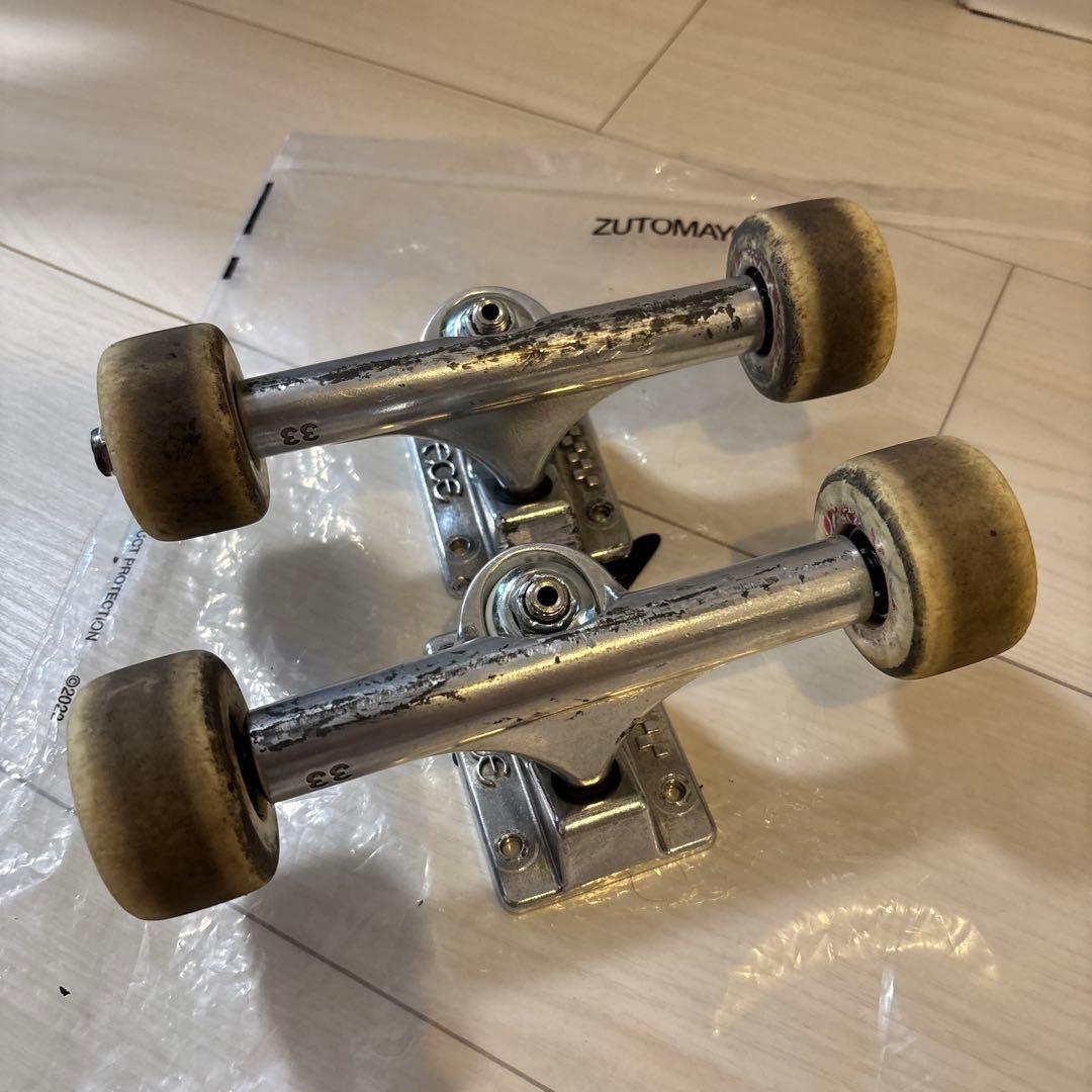 スケートボード トラック エース 8インチサイズ ＋ボーンズウィール