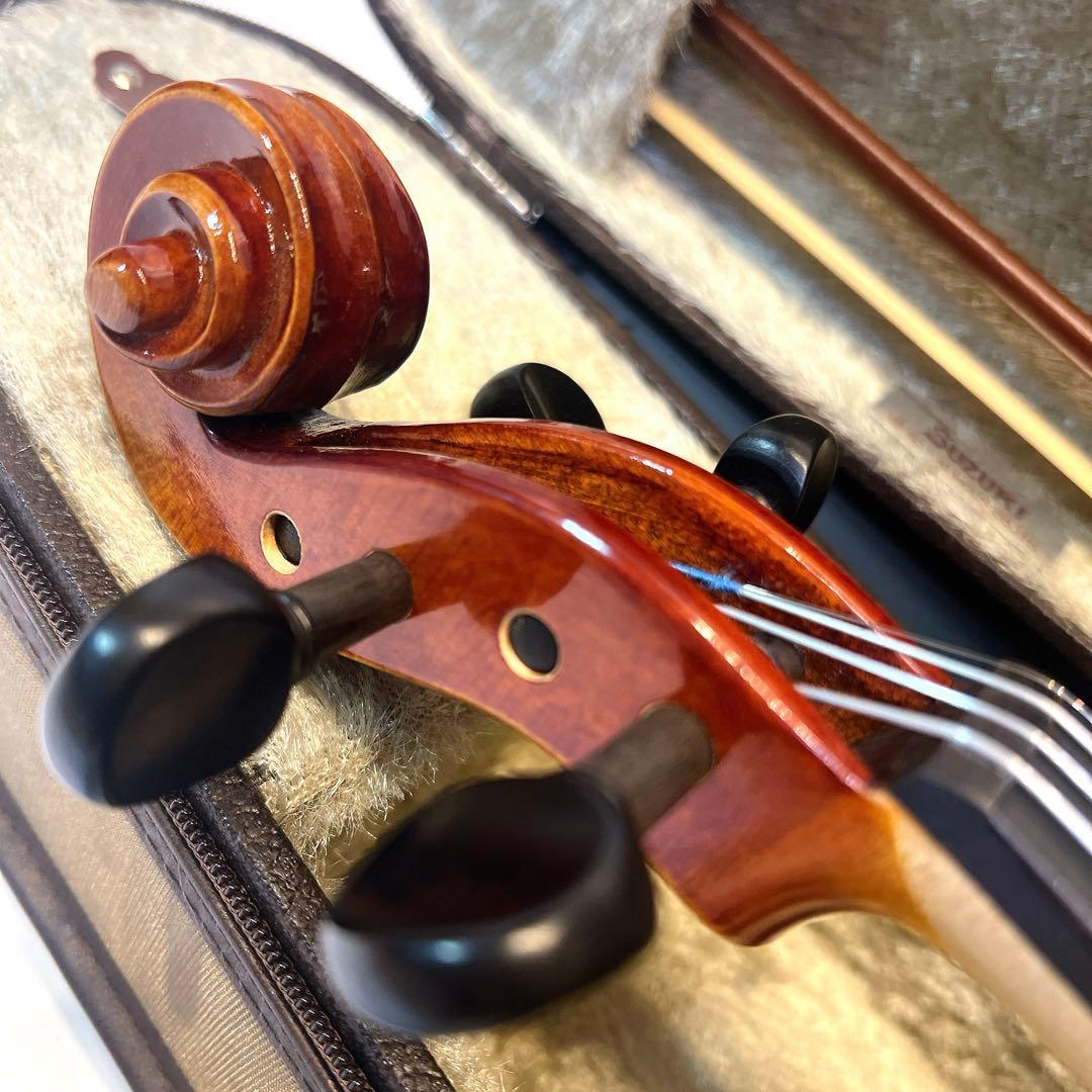 SUZUKI NO.520 4/4 バイオリン　1985年　スズキ　虎杢