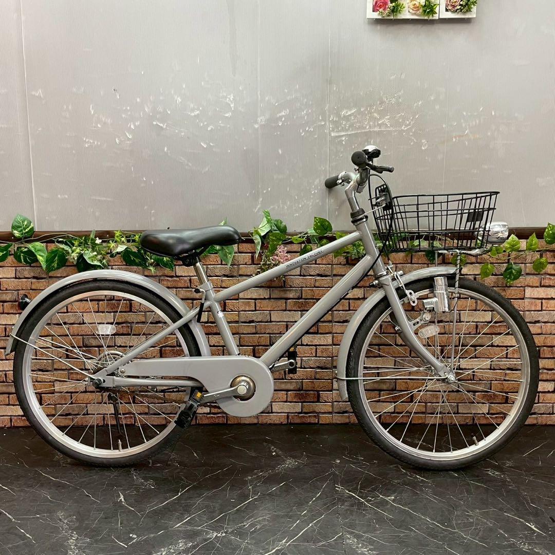 【92】子供用自転車 子供車 innovation factory グレー