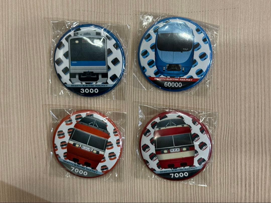 へんころがし 小田急電鉄 第2回 わくわく！スタンプラリー 缶バッジ