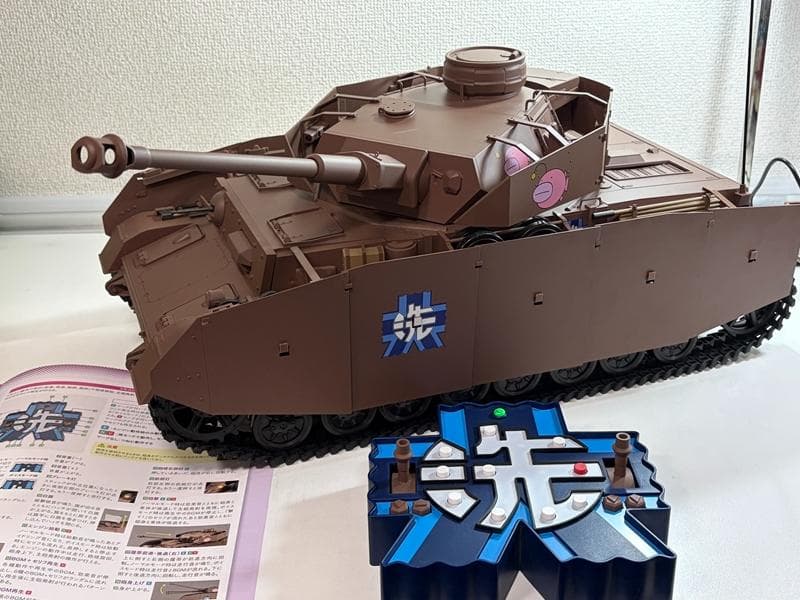 完成品☆アシェット　Ⅳ号戦車H型（D型改）をつくる　ガールズ＆パンツァー