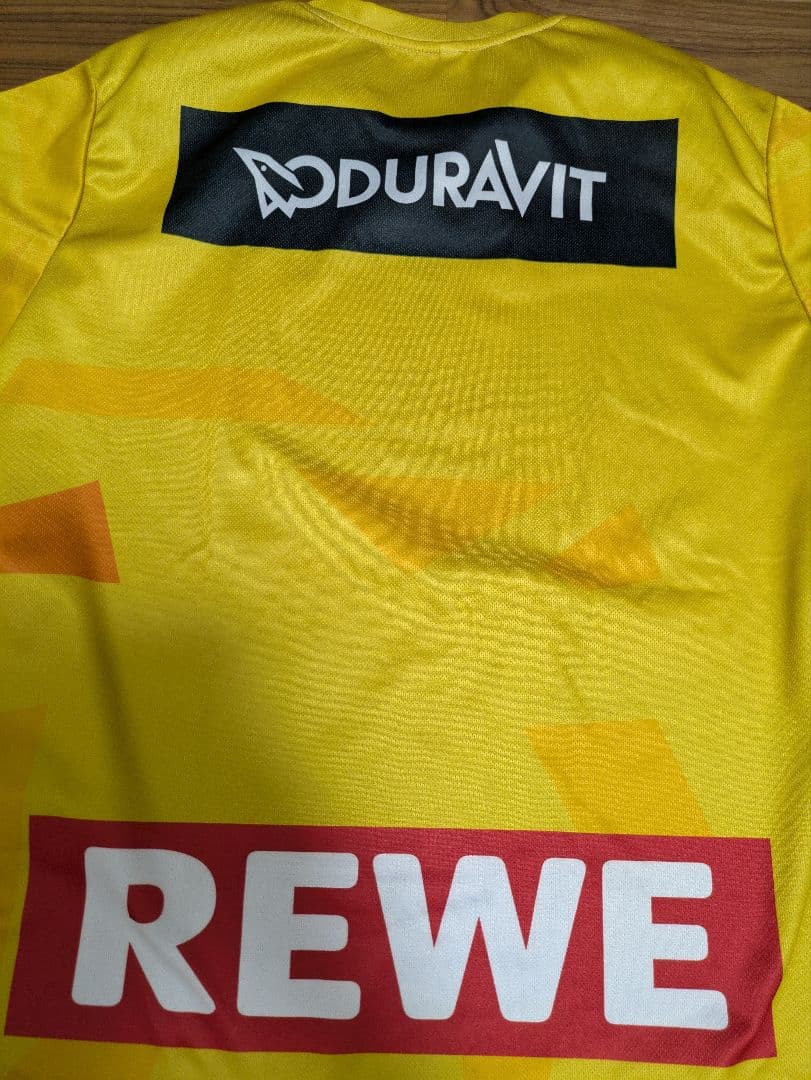 ☆海外リーグ　ユニフォーム　ゲームシャツ　tシャツ　ジャージ　ウェア　イエロー