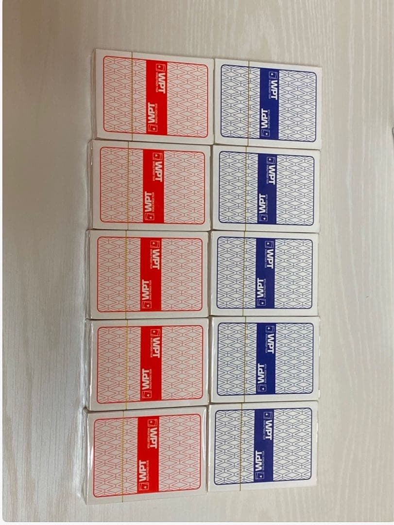 WPTポーカートランプ　赤・青 5セット ※セール中