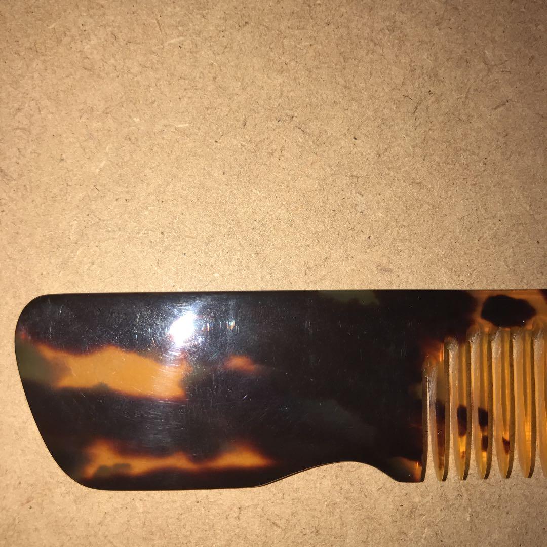 ビンテージ　　本鼈甲コーム　　未使用希少品
