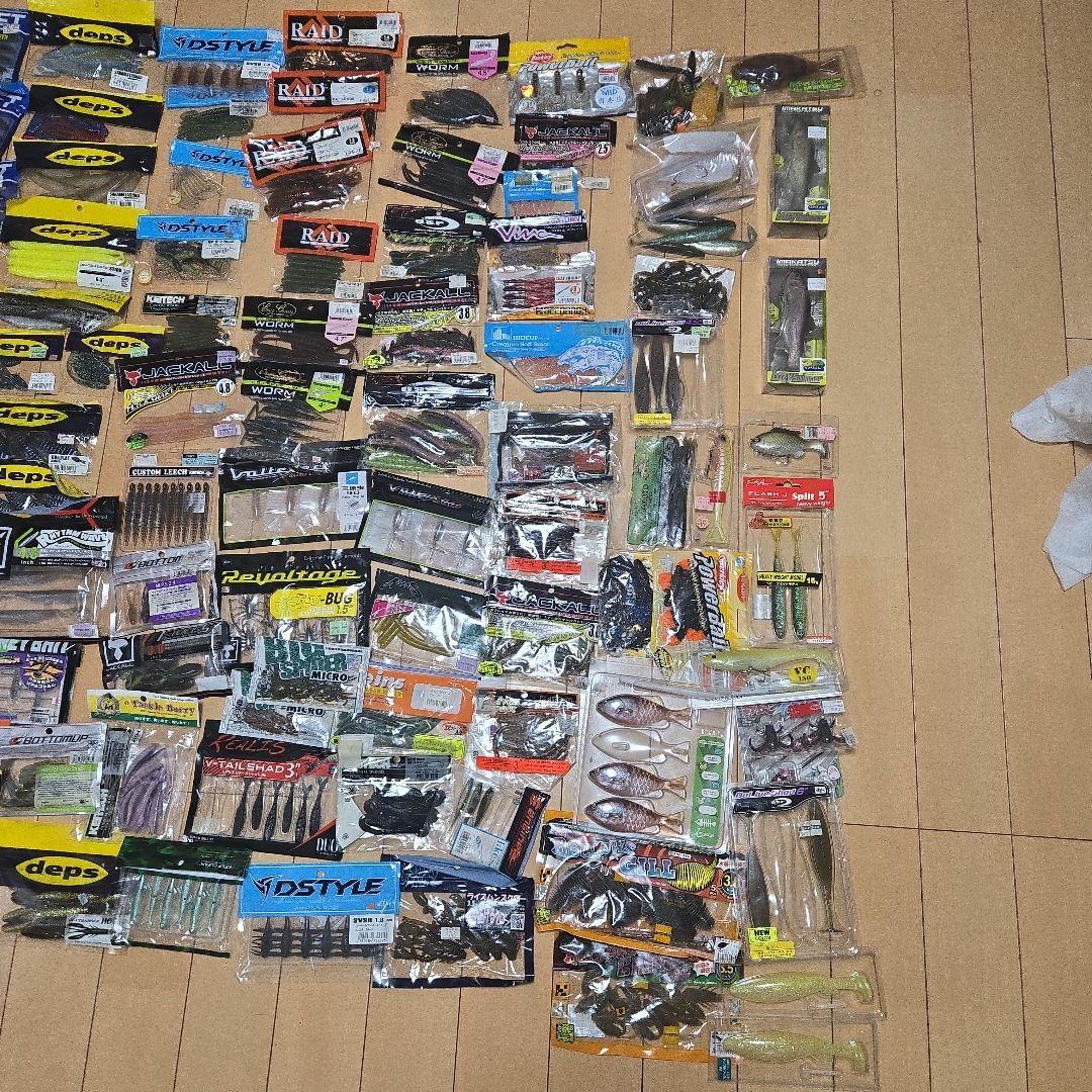 「最終価格」バス釣り　引退　まとめ売り　 ワーム・ルアーセット 多数