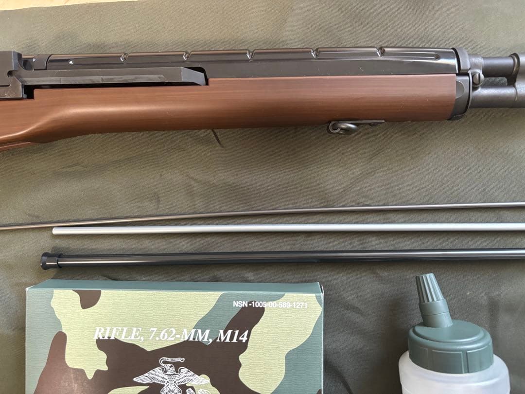 【電動エアーガン】U.S.ライフル『M14』《ウッドタイプ》【値段交渉可】