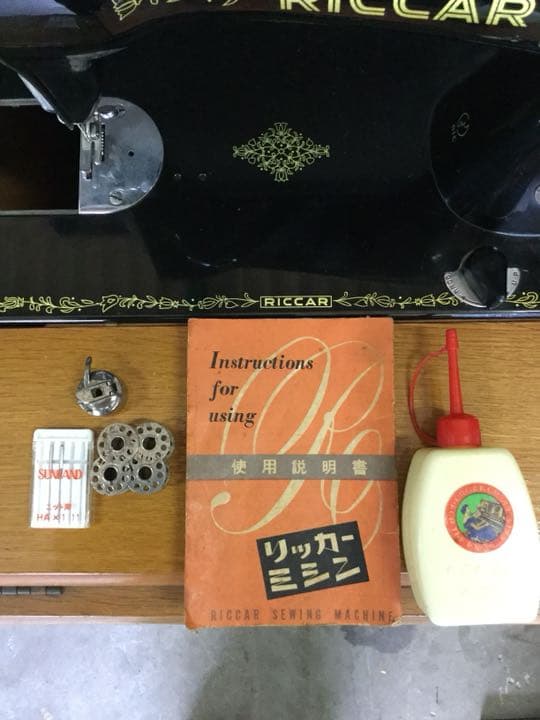 足踏みミシン RICCAR アンティーク 置物 レトロ