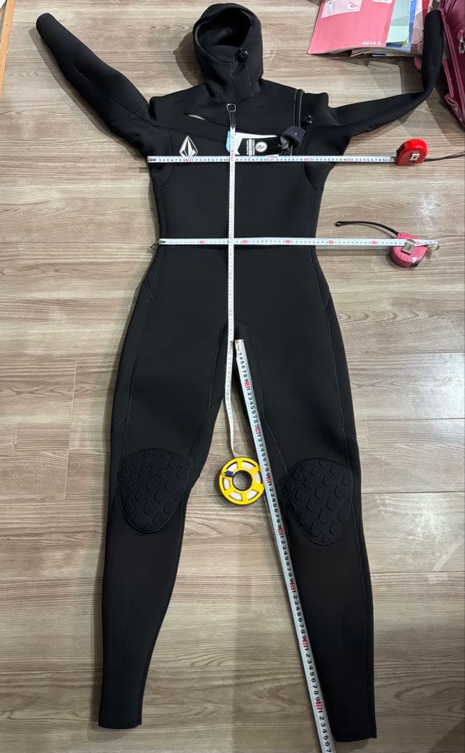 新品VOLCOM ボルコム セミドライ 5ミリフード 真冬ウェットスーツメンズL