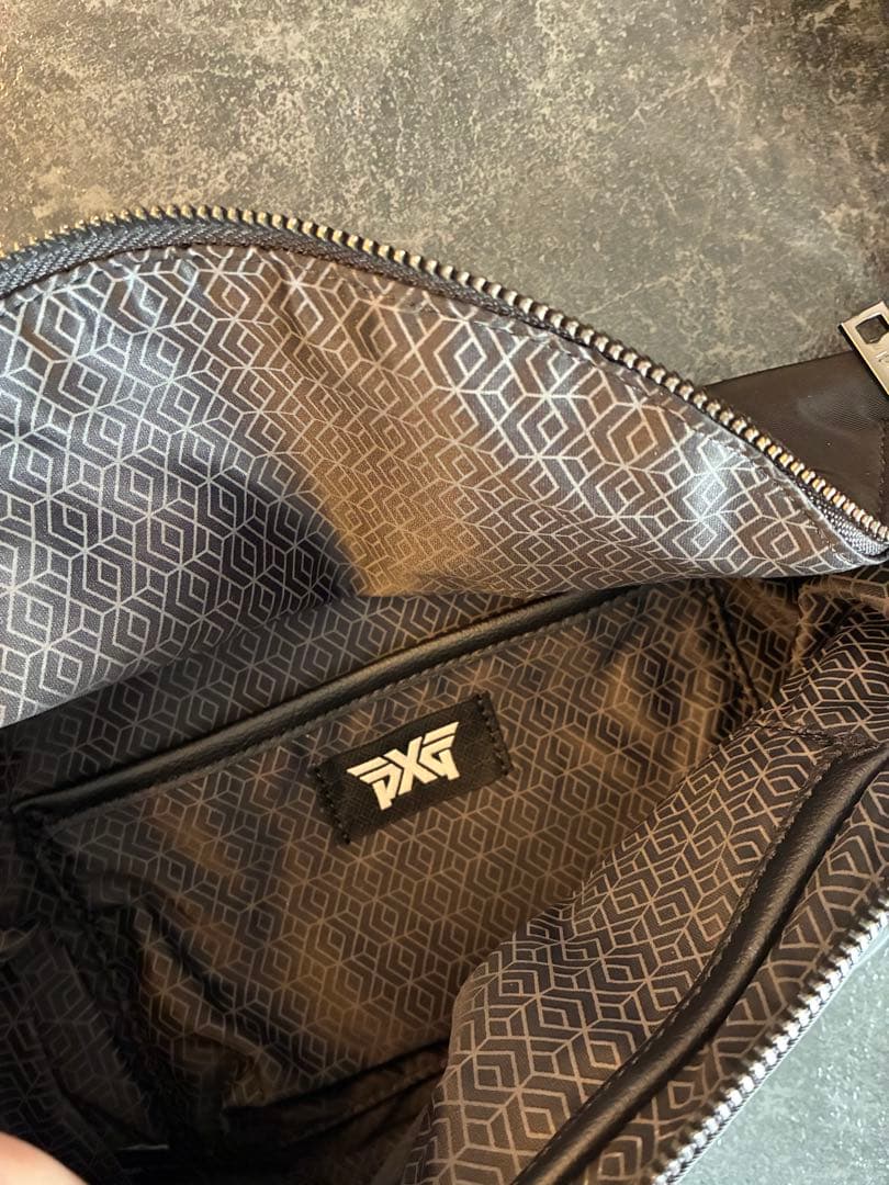PXG ブラックウエストバッグ