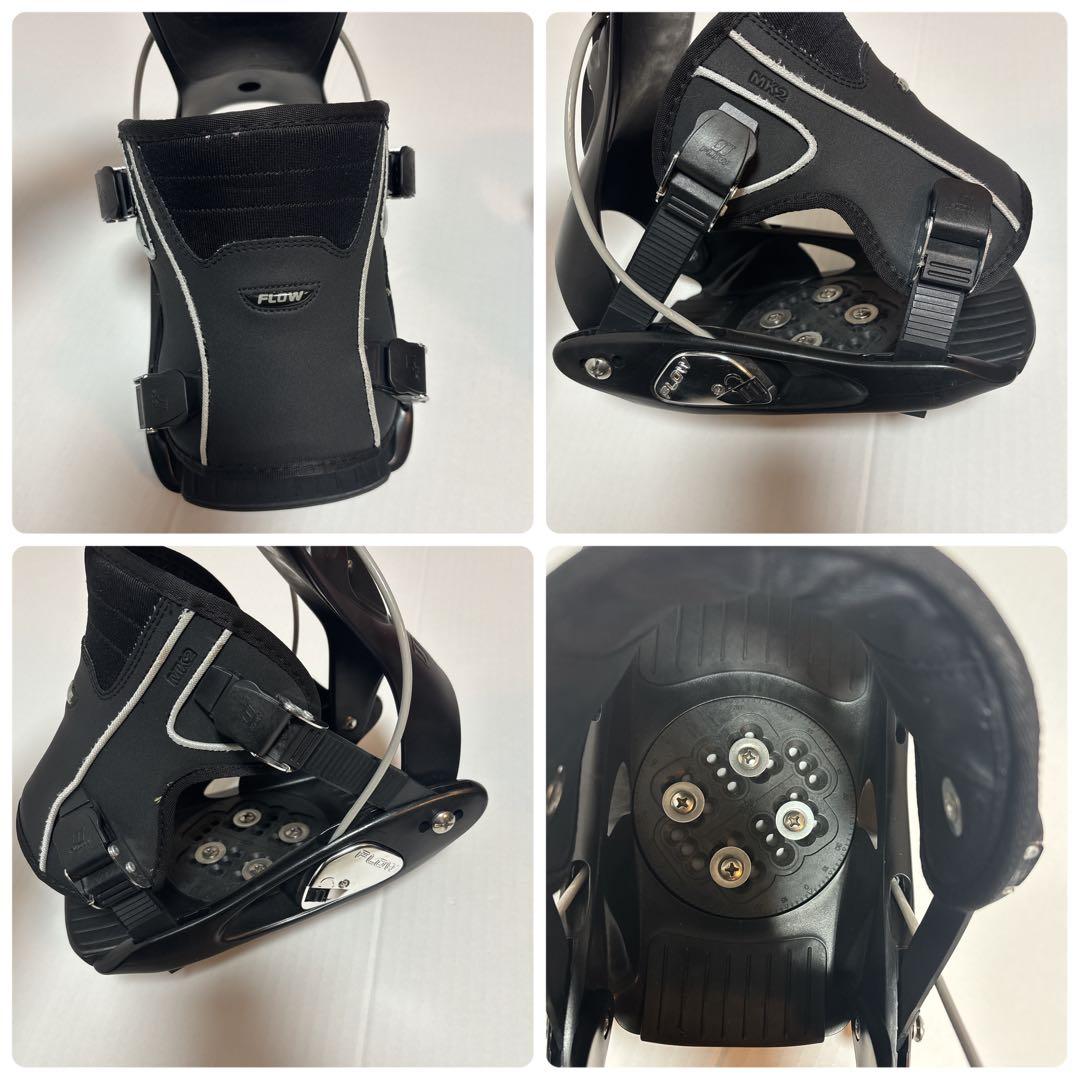 カズFlow mk2 ビンディング　Lサイズ　スノーボード　リアエントリー