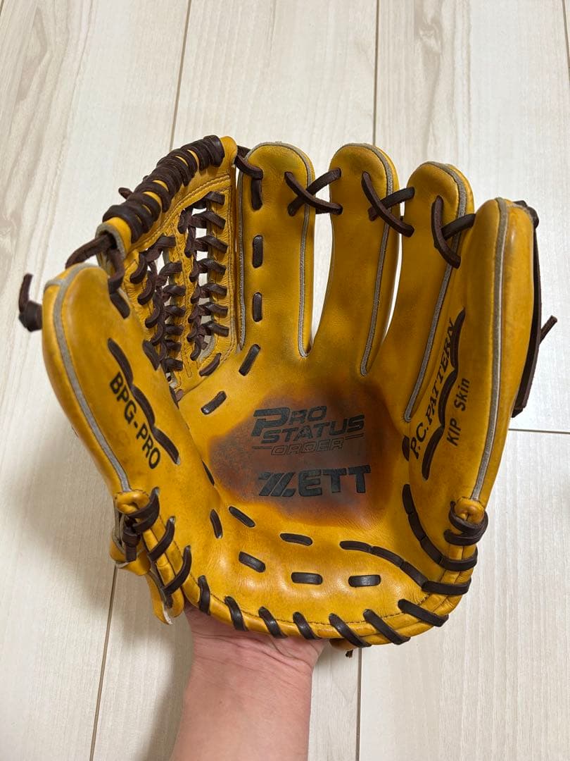 ZETTプロステイタス グローブ右投げ用　硬式用　即戦力　オーダーグラブ　レア物