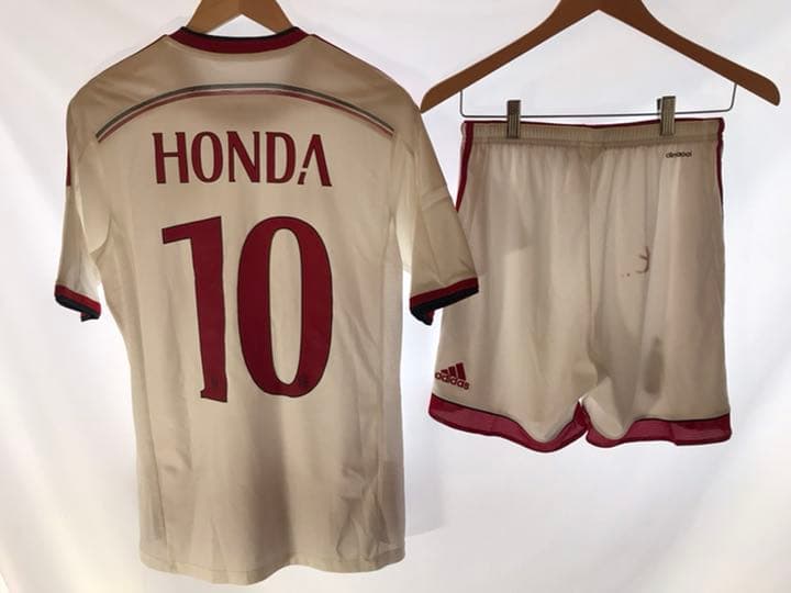正規品adidas ACミラン「10」本田圭佑Oユニフォームパンツ上下2点セット