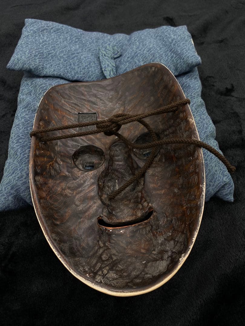 【希少】【美術品】【伝統芸能】能面 童子 作者:辻高毅　先生