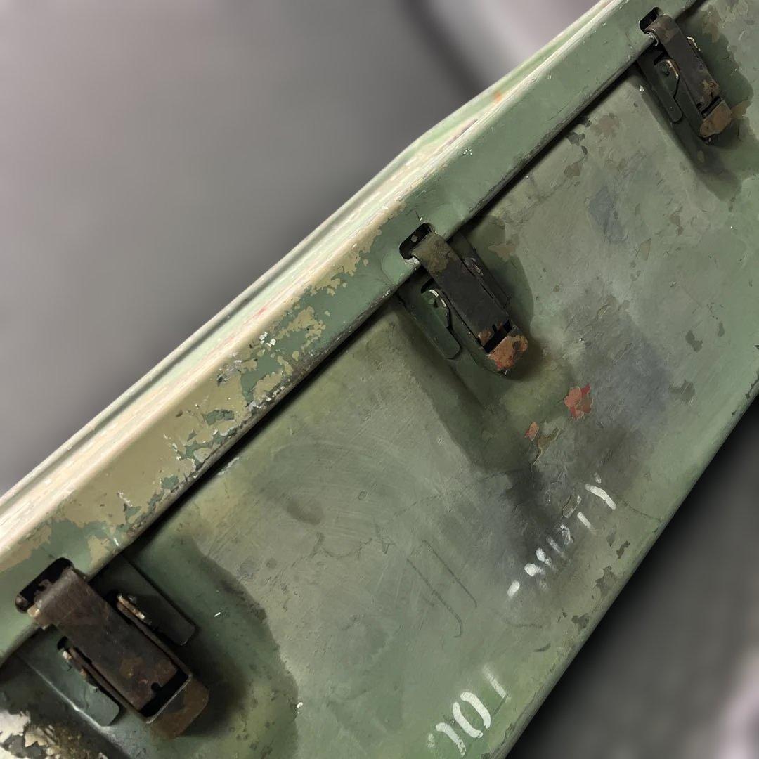 米軍実物放出品 US. ミリタリーアルミコンテナ ボックス BOX