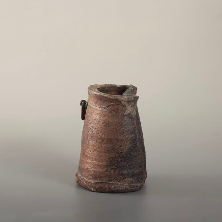 信楽 掛花入 茶道具 花器 古道具 信楽焼 アンティーク