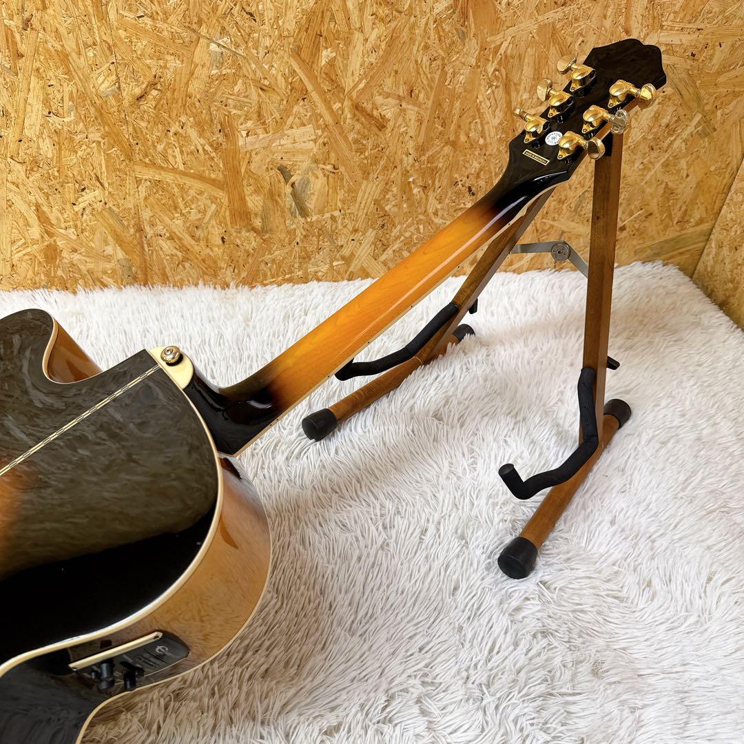 美品！Epiphone EJ-200SCE エレアコ ステレオ出力可 トップ単板
