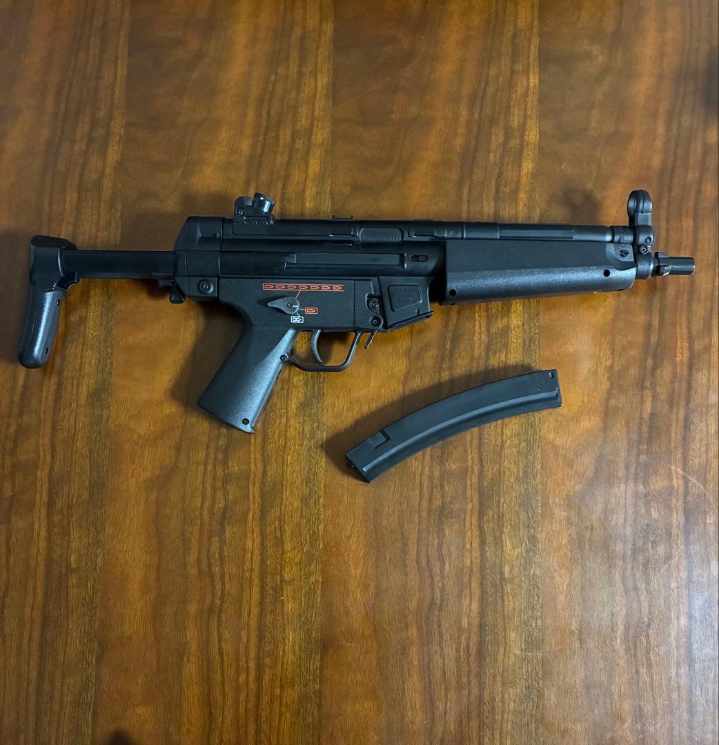 美品　東京マルイ カスタム品　H&K MP5A5 電動ガン　金属ピニオンギア