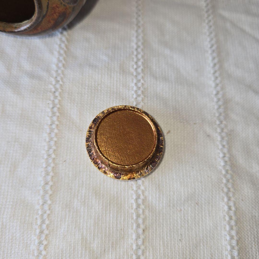 高取喜恵造　高取焼肩衝茶入 共箱付き