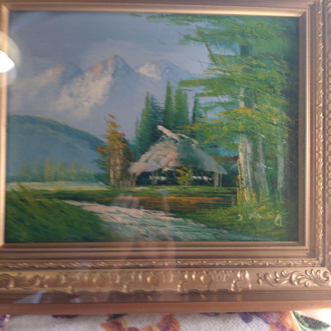 油絵　作者不明