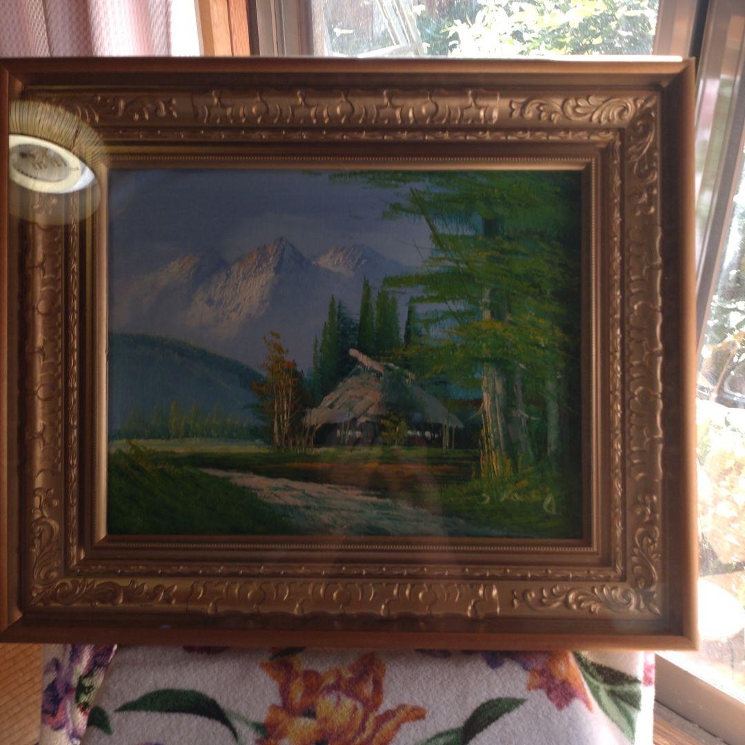 油絵　作者不明