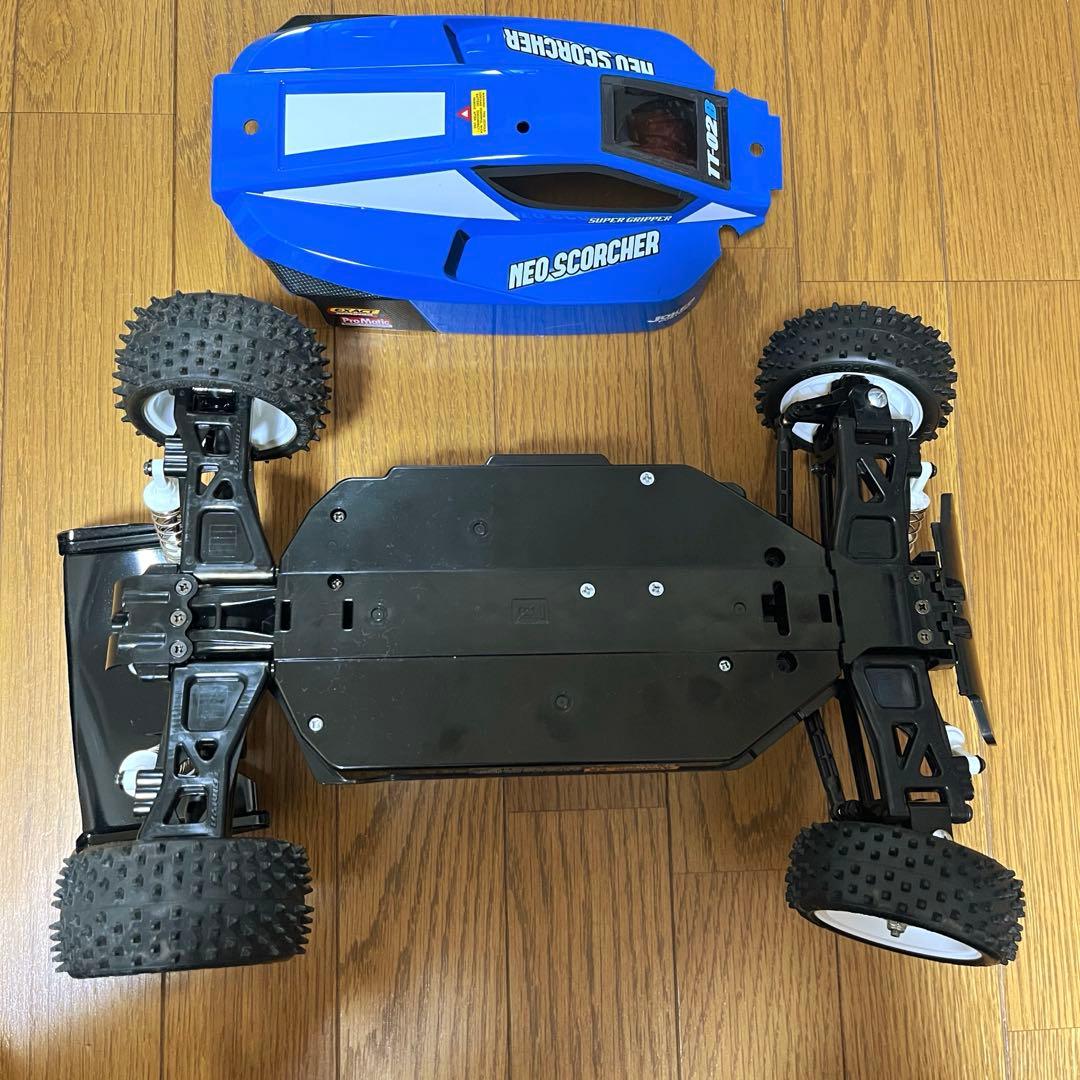 ラジコン 1/10 タミヤ TT-02B ネオスコーチャー　4WD メカなし