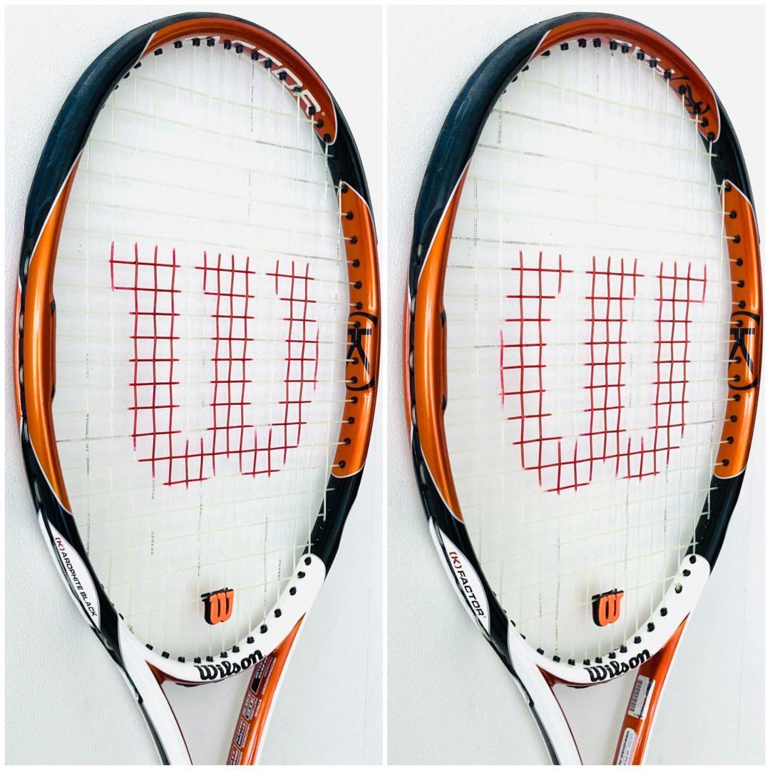【新品同様】ウィルソン『ケーファクターツアー K TOUR』テニスラケット／G2