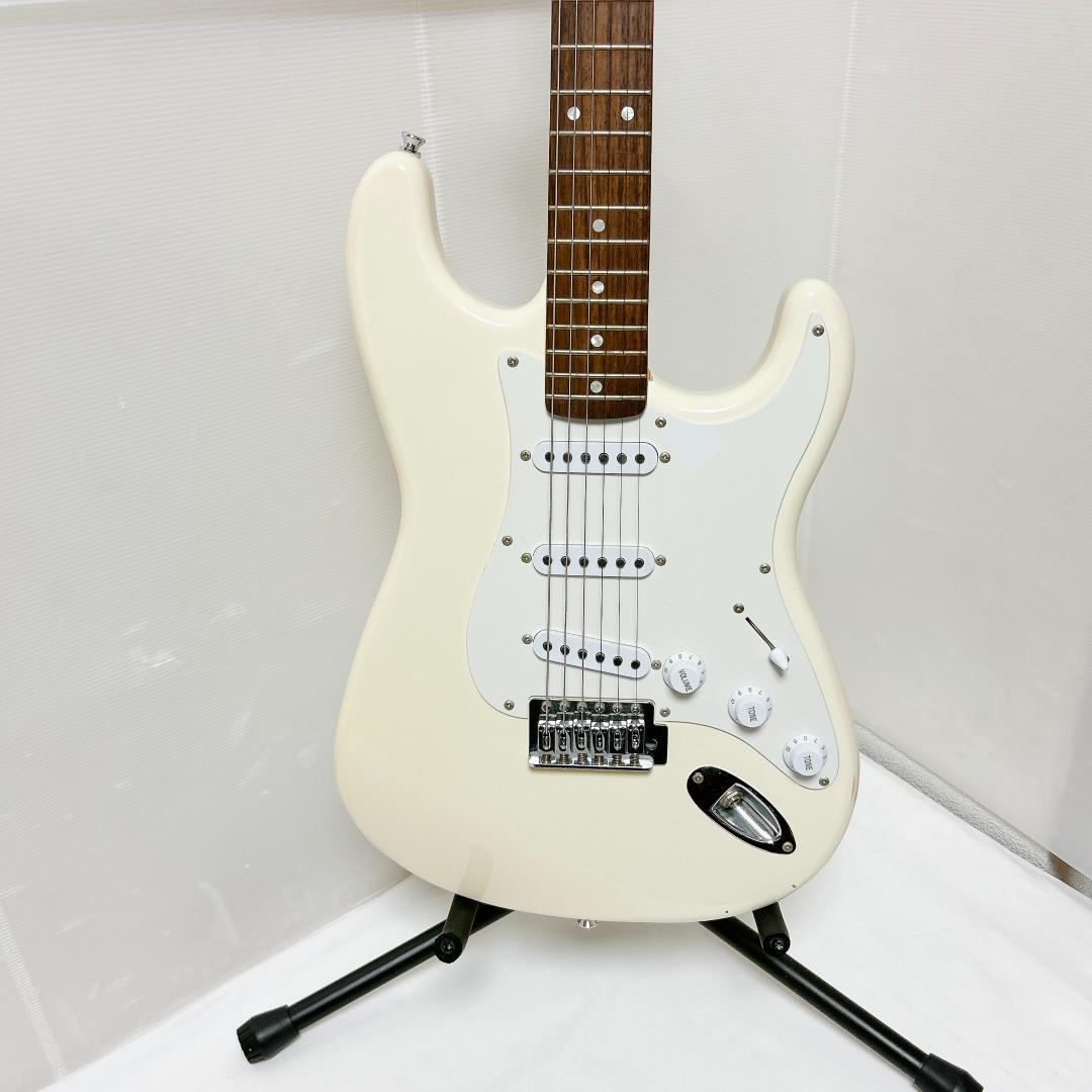 美品 Squier スクワイヤー Stratocaster ストラト ホワイト