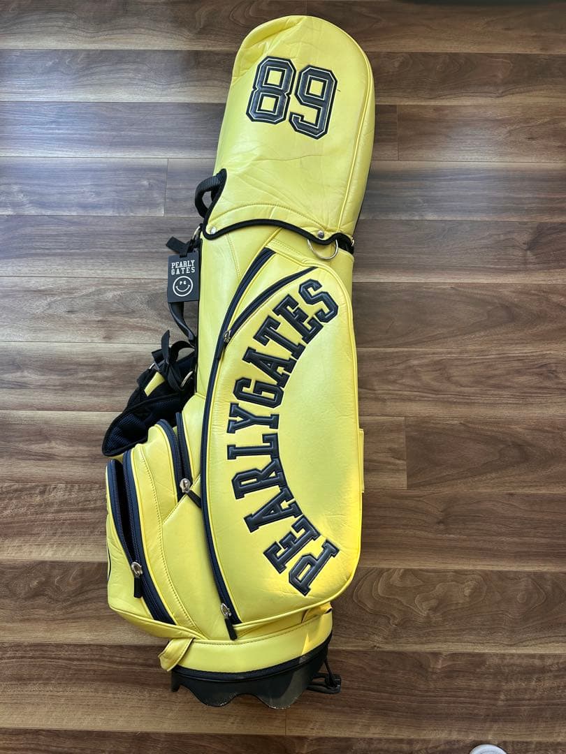 PEARLY GATES パーリーゲイツ キャディバッグ スタンド式 イエロー