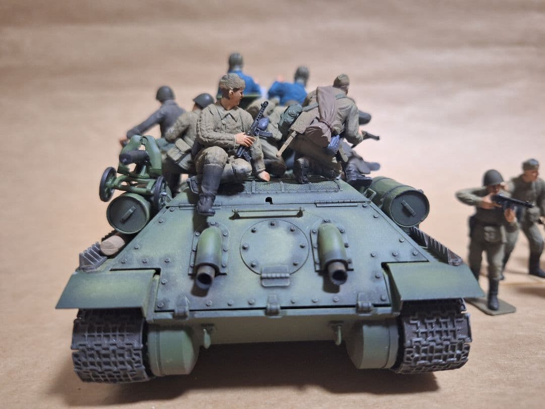 ソビエト T34/76戦車1943年型 自走砲 SU-76M 1/35