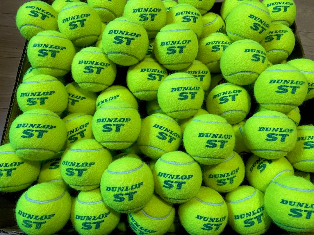 女子練3日　12月23日開封 中古硬式テニスボール50球　オレンジボール30球