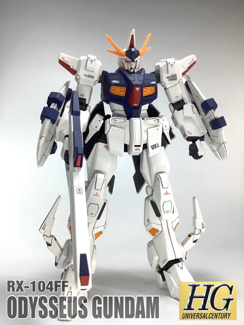 HG RX-104FF オデュッセウスガンダム　塗装済み完成品