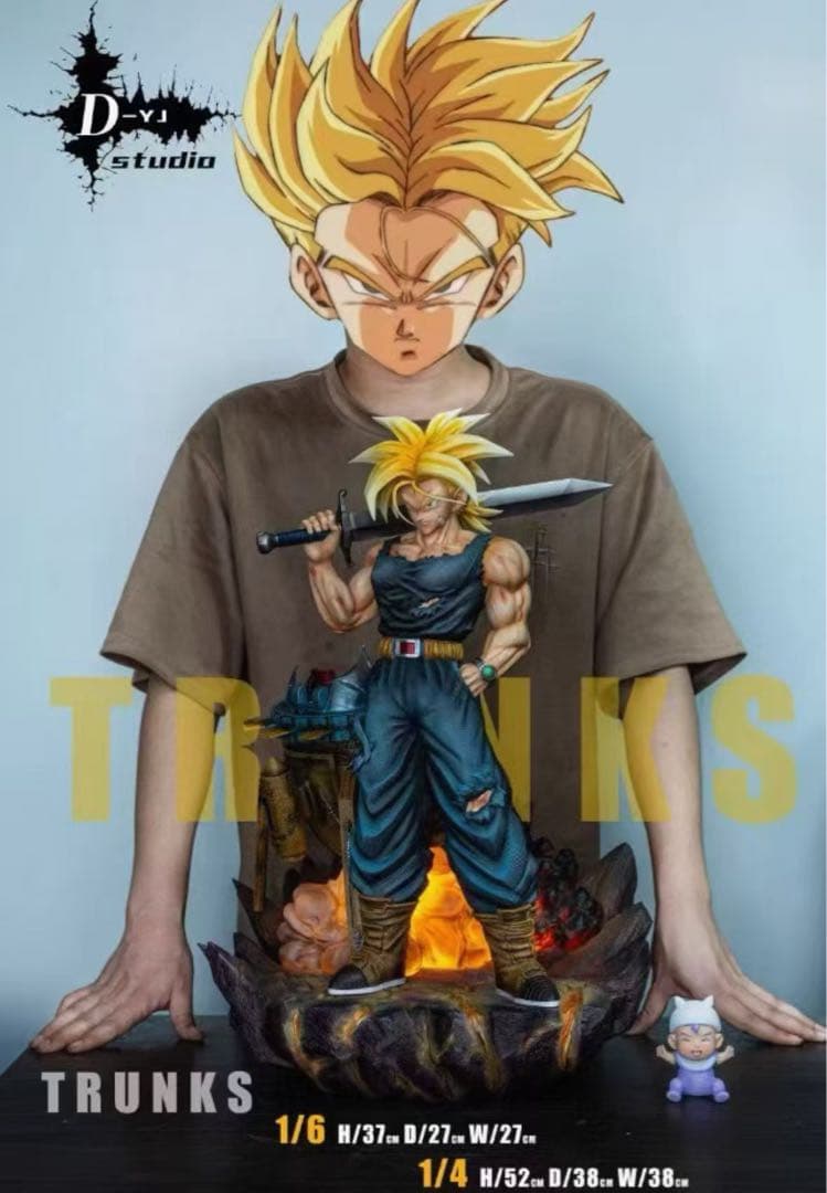 ドラゴンボール トランクス ガレージキット ガレキ スタチュー①①