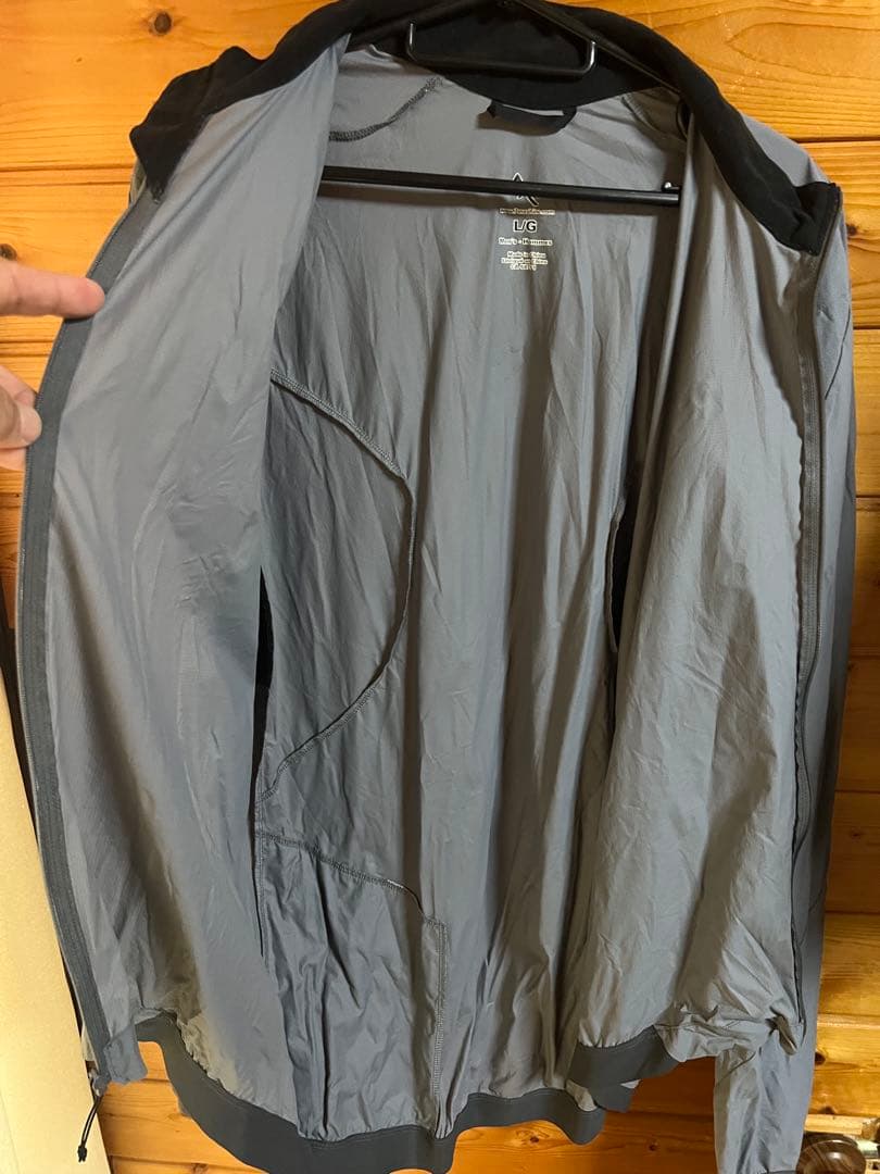 7mesh セブンメッシュ　ウィンドブレーカー　グレー　L 美品