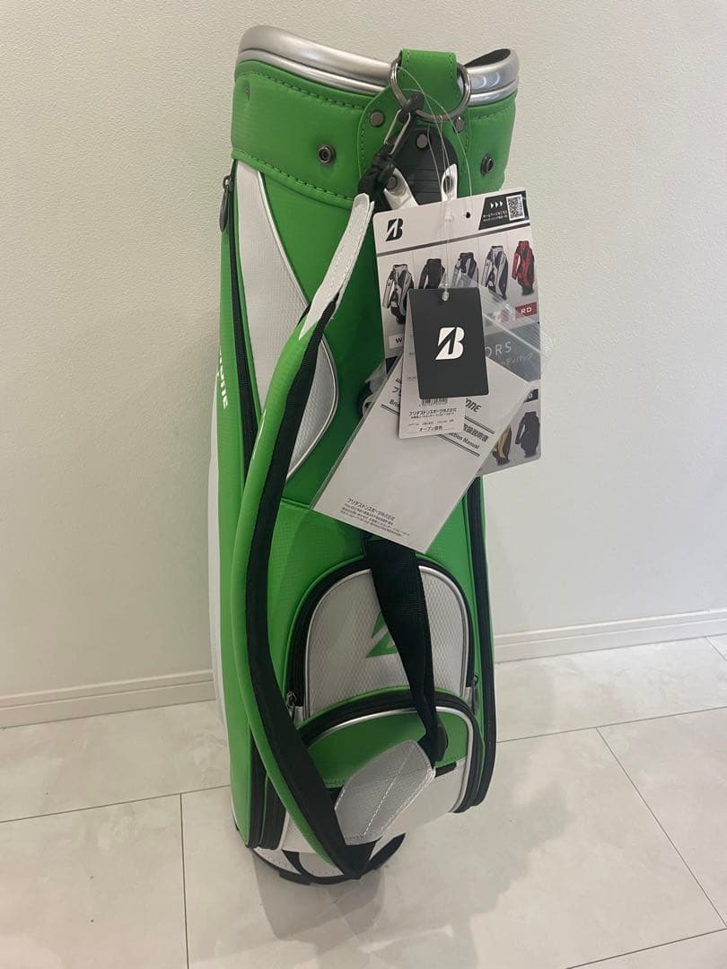 BRIDGESTONE GOLF キャディバッグ グリーン/ホワイト