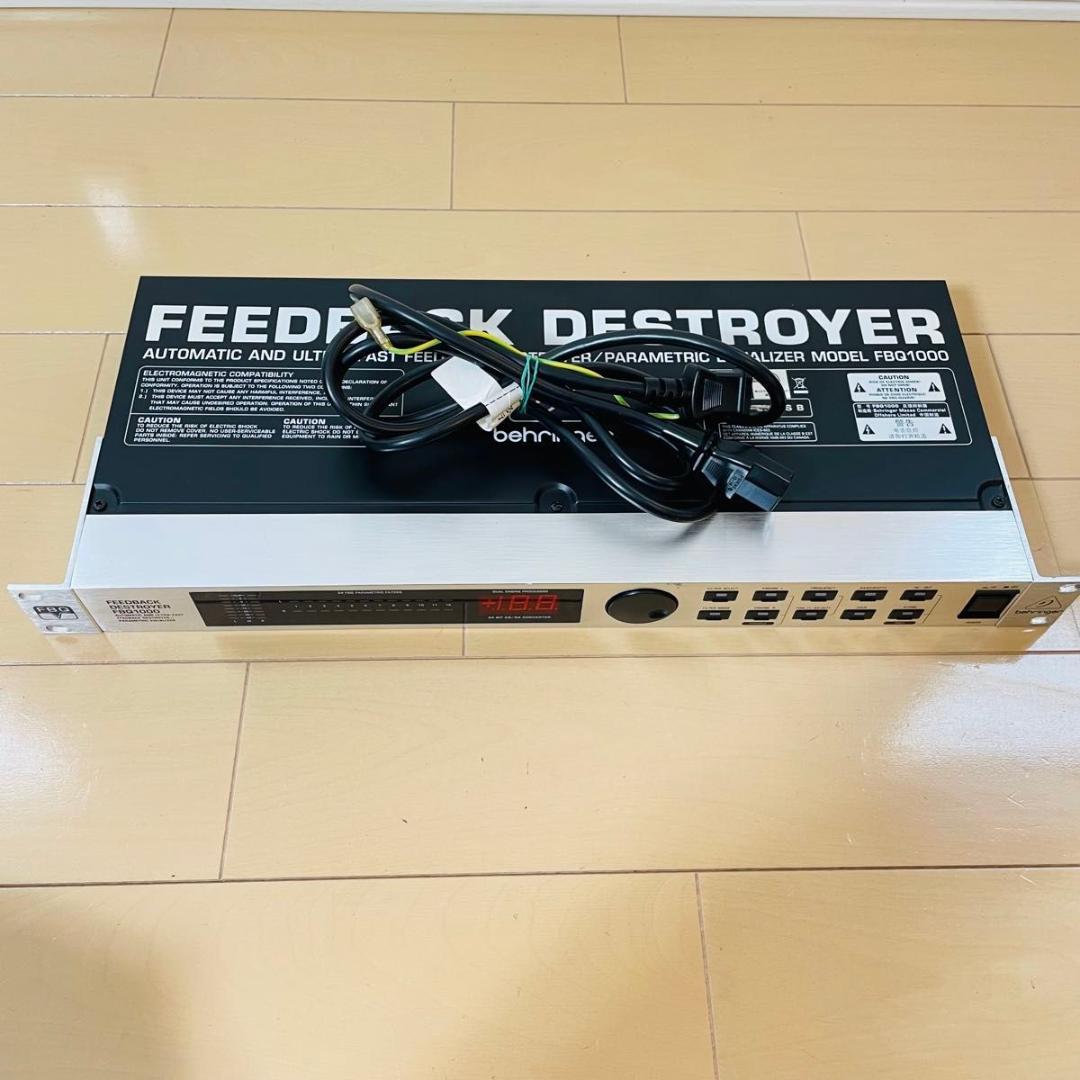 【美品】BEHRINGER FBQ1000 フィードバックサプレッサー