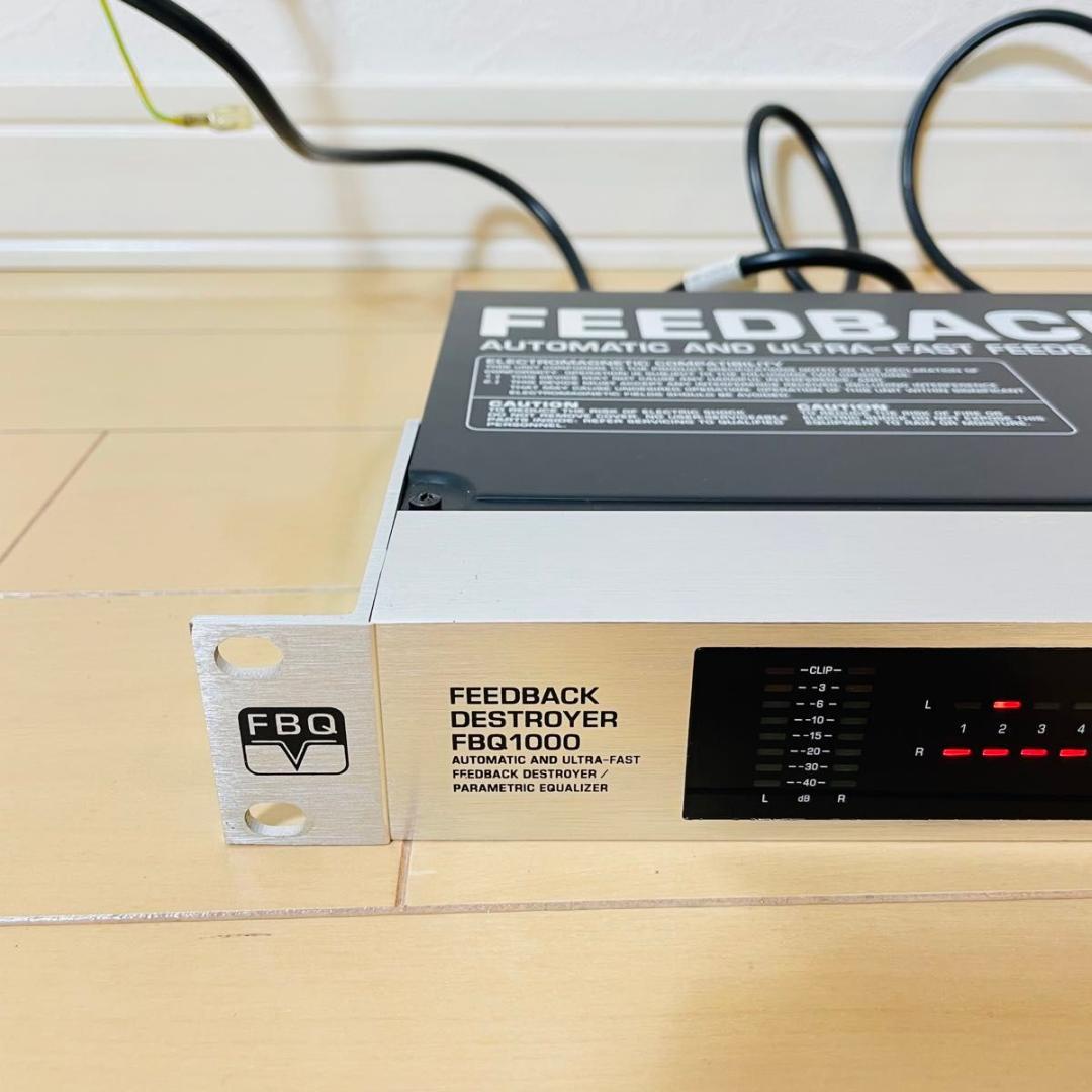 【美品】BEHRINGER FBQ1000 フィードバックサプレッサー